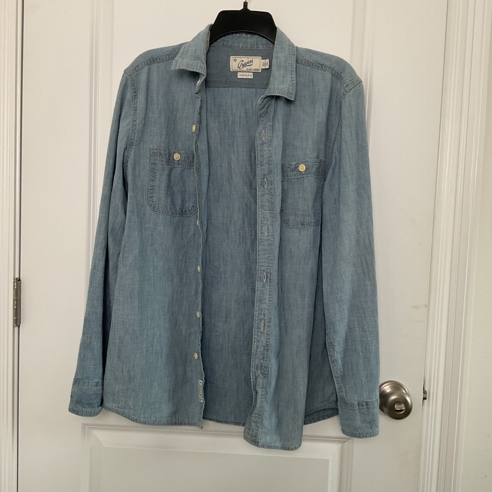 Grayers Light Blue Denim Button-Down Shirt